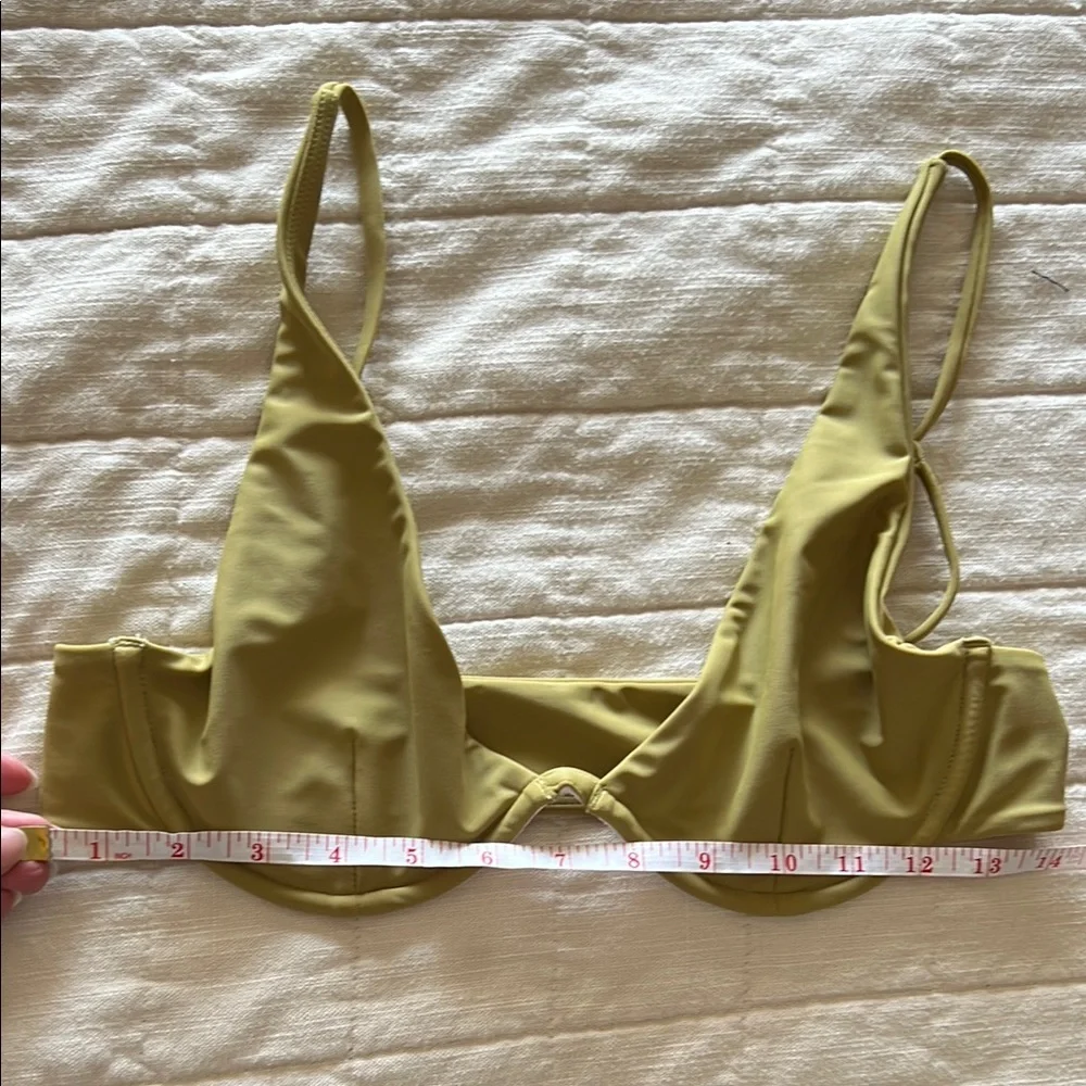 Mikoh Swim | NWOT Green Underwire Bikini Top | L - Picture 6 of 6